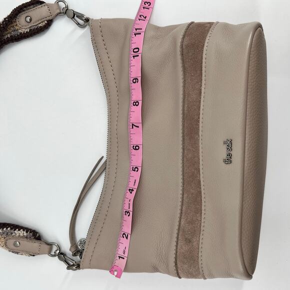 The Sak Jasmine hobo Bag zip top multi pockets soft slouchy every day handbag - Picture 10 of 11